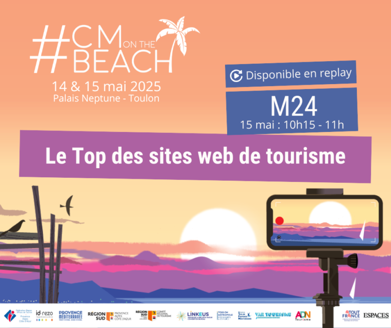 M24 – Le top des sites web de tourisme - #CMonTheBeach 2025